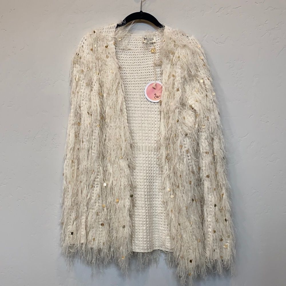 Show Me Your Mumu Holiday Collection Cardigan in Cream